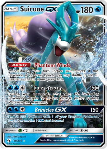 Suicune GX (60/214) [Sun &amp; Moon: Lost Thunder] 