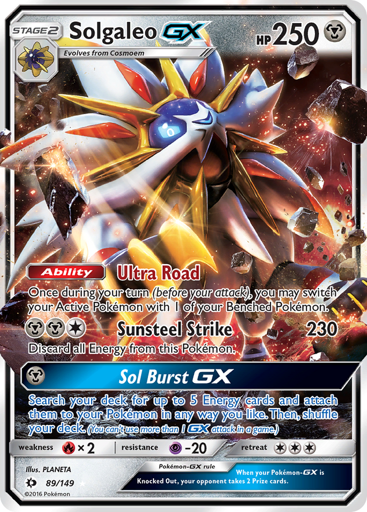 Solgaleo GX (89/149) [Sun &amp; Moon: Base Set] 