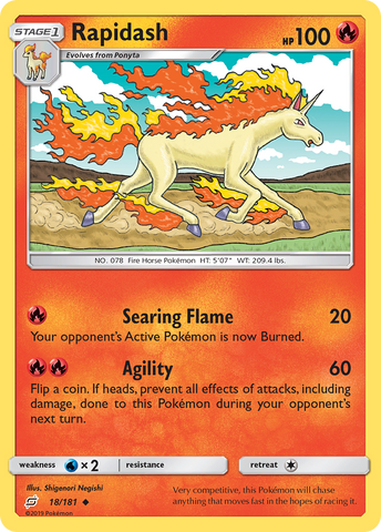 Rapidash (18/181) [Sun &amp; Moon: Team Up] 