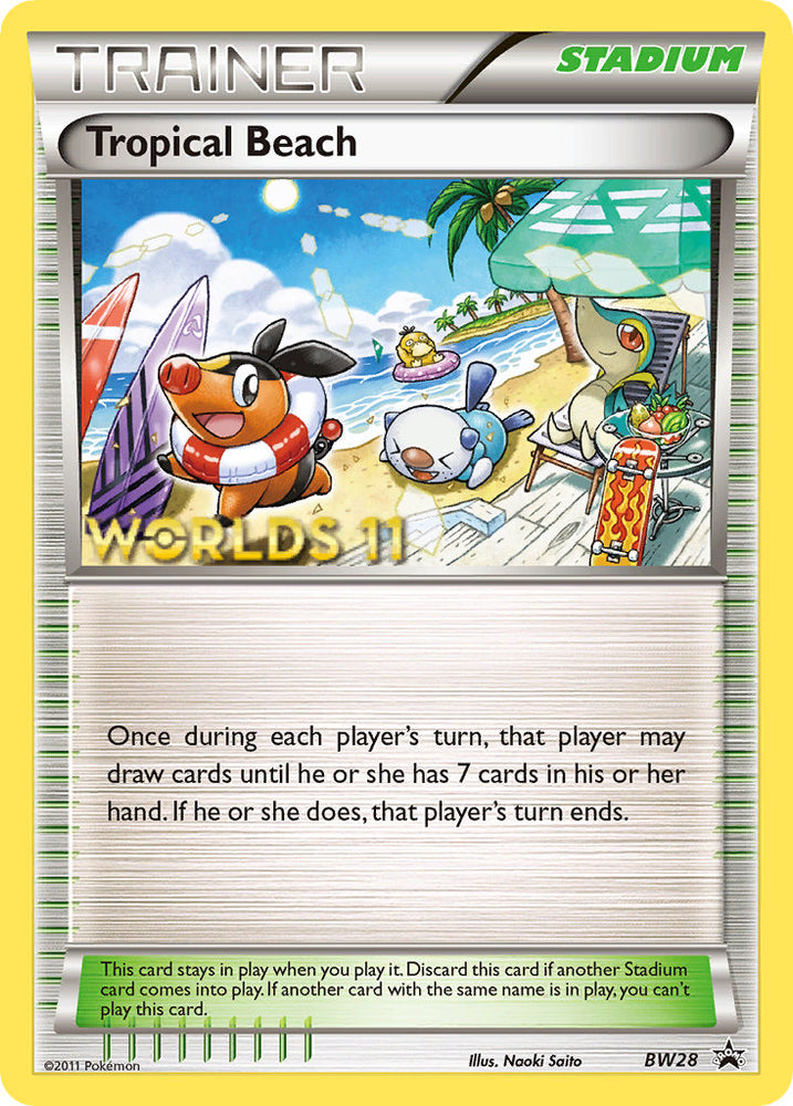 Tropical Beach (BW28) (Finalist) [Black &amp; White: Black Star Promos] 