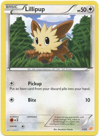 Lillipup (1/30) [Black &amp; White: Trainer Kit - Excadrill] 