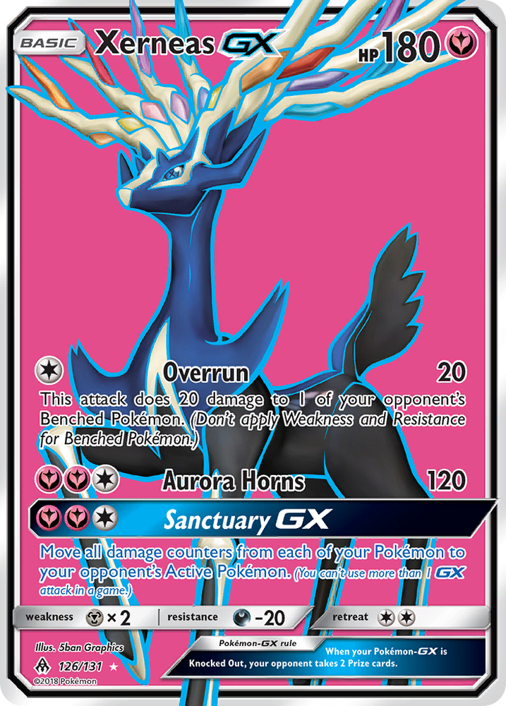Xerneas GX (126/131) [Sun &amp; Moon: Forbidden Light] 