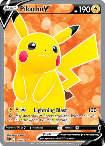 Pikachu V (157/172) [Sword &amp; Shield: Brilliant Stars] 