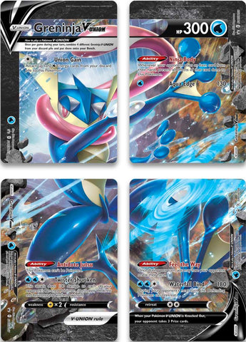 Greninja V-Union (Set of 4) [Sword &amp; Shield: Black Star Promos] 