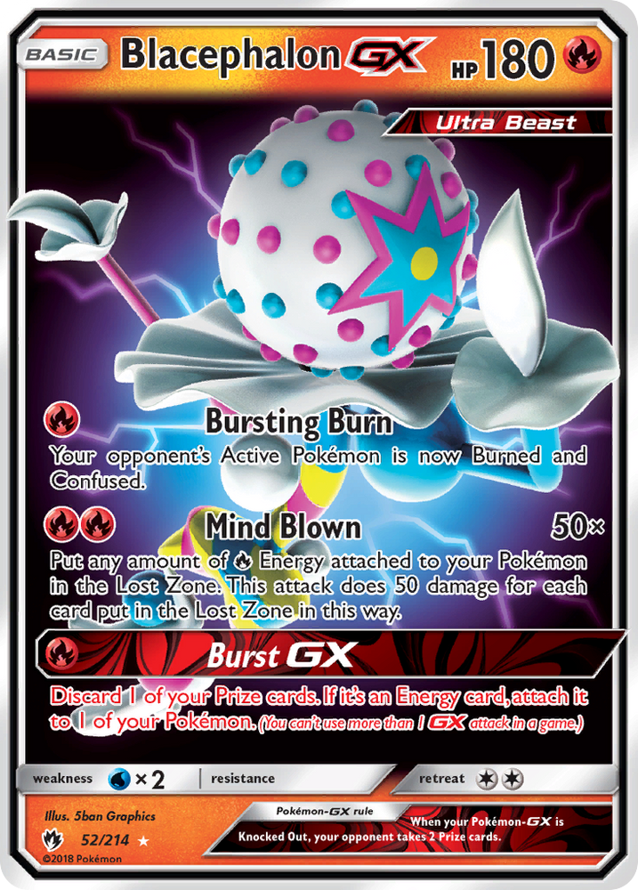 Blacephalon GX (52/214) [Sun &amp; Moon: Lost Thunder] 