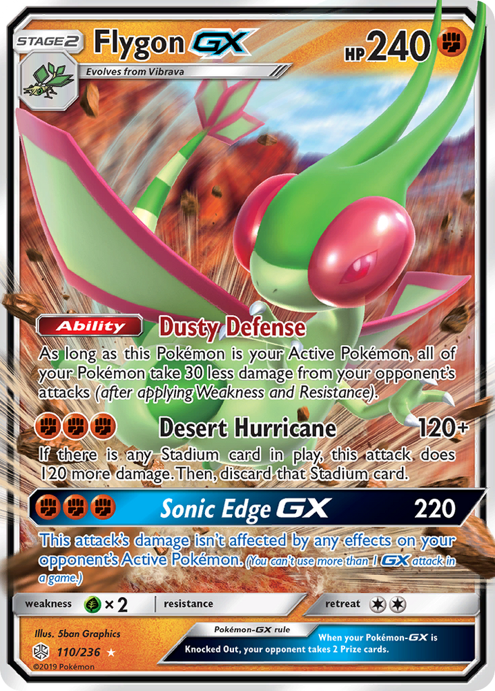 Flygon GX (110/236) [Sun &amp; Moon: Cosmic Eclipse] 