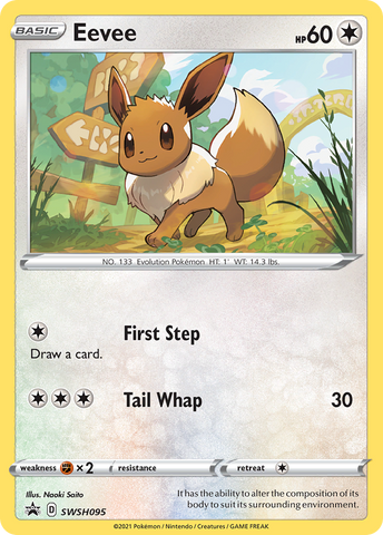 Eevee (SWSH095) [Sword &amp; Shield: Black Star Promos] 