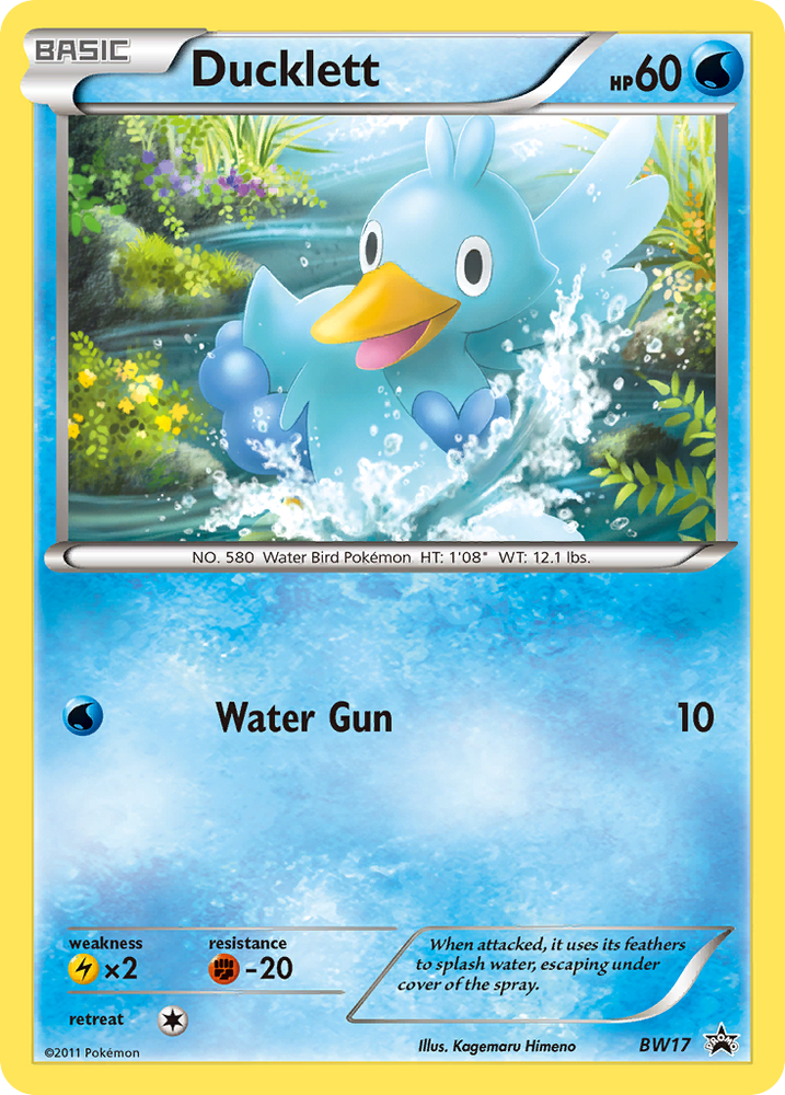 Ducklett (BW17) [Black &amp; White: Black Star Promos] 