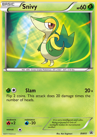 Snivy (BW01) [Black &amp; White: Black Star Promos] 