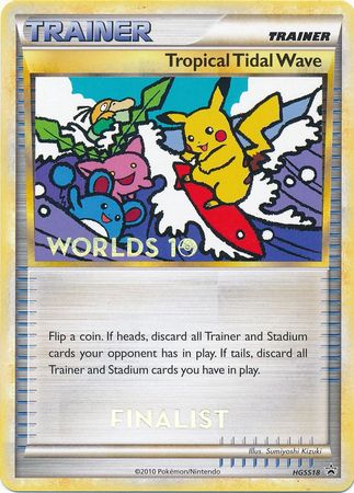 Tropical Tidal Wave (HGSS18) (Finalist) [HeartGold &amp; SoulSilver: Black Star Promos] 