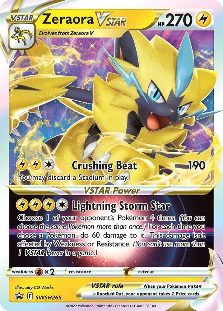 Zeraora VSTAR (SWSH265) (Jumbo Card) [Sword &amp; Shield: Black Star Promos] 