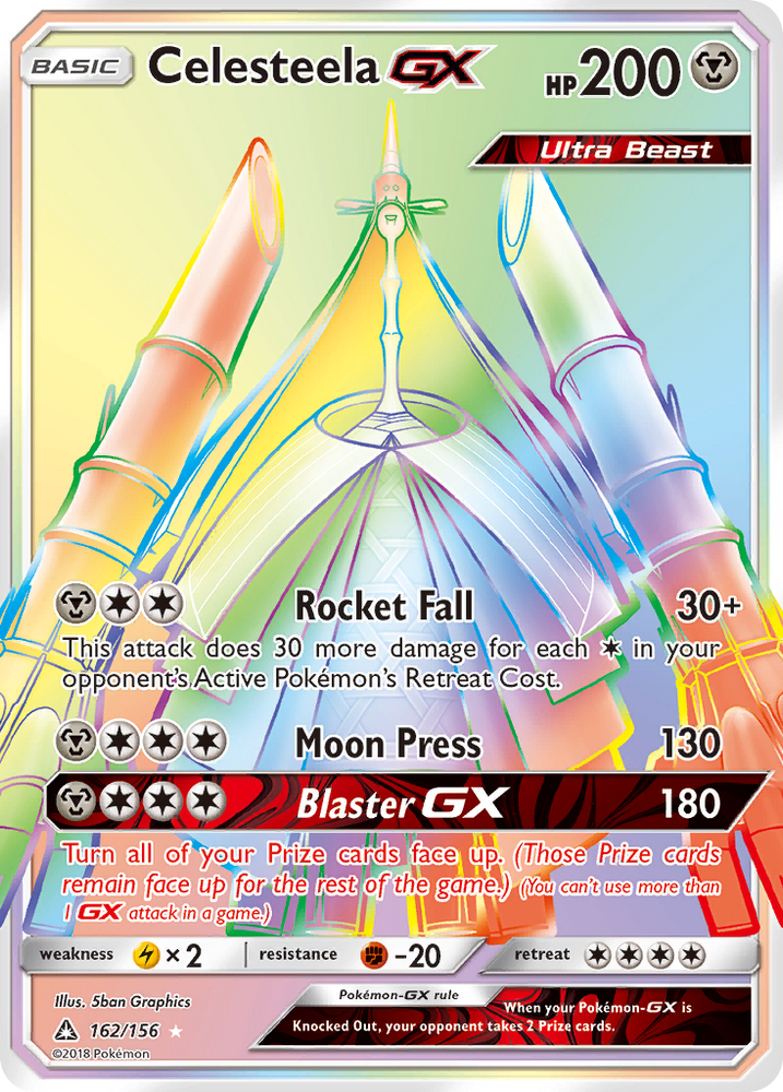 Celesteela GX (162/156) [Sun &amp; Moon: Ultra Prism] 