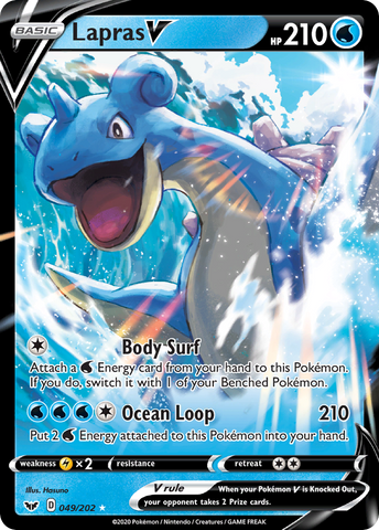 Lapras V (049/202) [Sword &amp; Shield: Base Set]