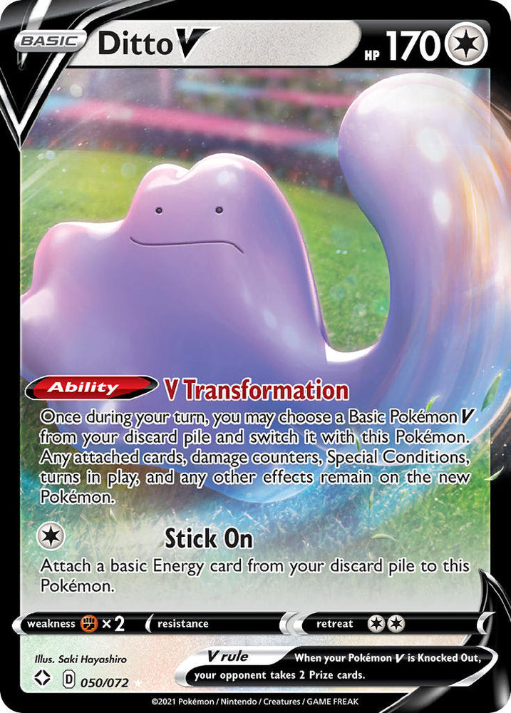 Ditto V (050/072) [Sword &amp; Shield: Shining Fates] 