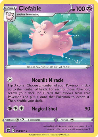 Clefable (054/172) [Sword &amp; Shield: Brilliant Stars] 