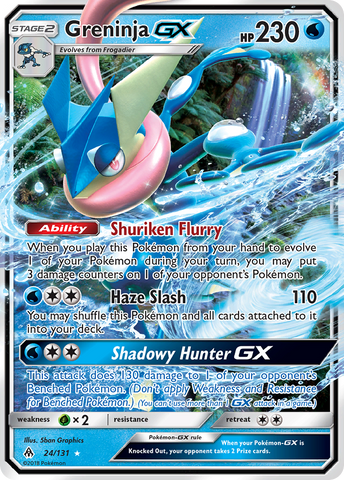 Greninja GX (24/131) [Sun &amp; Moon: Forbidden Light] 