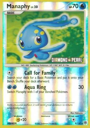 Manaphy (9/130) [Burger King Specials: 2008 Collection] 