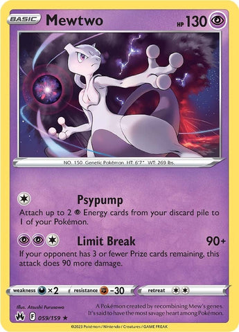 Mewtwo (059/159) [Sword &amp; Shield: Crown Zenith] 