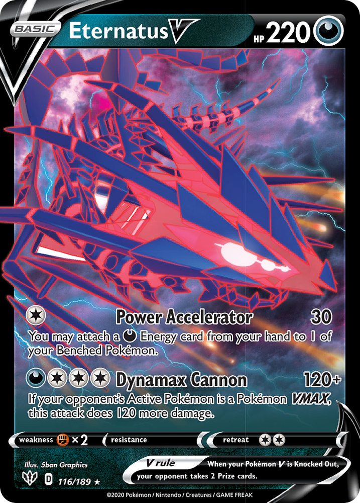 Eternatus V (116/189) [Sword &amp; Shield: Darkness Ablaze] 