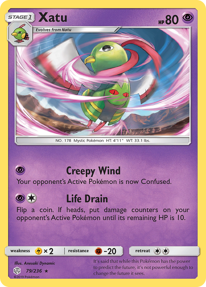 Xatu (79/236) [Sun &amp; Moon: Cosmic Eclipse] 