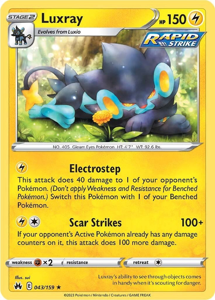 Luxray (043/159) (43) [Sword &amp; Shield: Crown Zenith] 