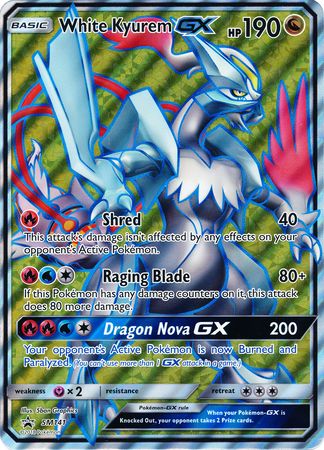 White Kyurem GX (SM141) (Jumbo Card) [Sun &amp; Moon: Black Star Promos] 