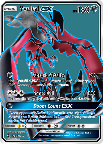 Yveltal GX (124/131) [Sun &amp; Moon: Forbidden Light] 