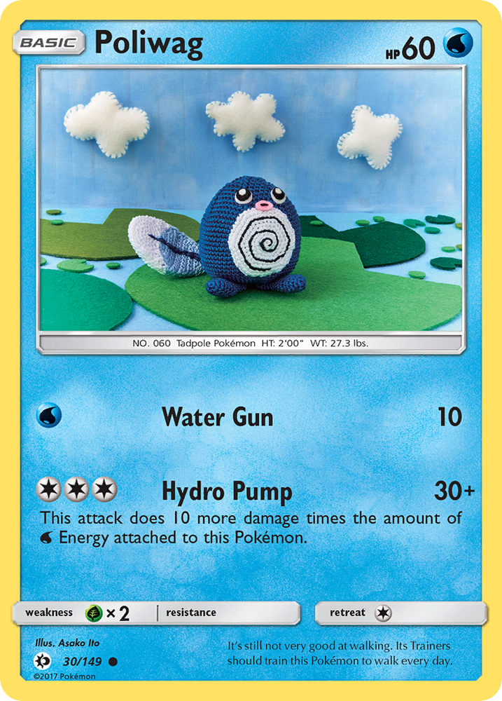 Poliwag (30/149) [Sun &amp; Moon: Base Set] 