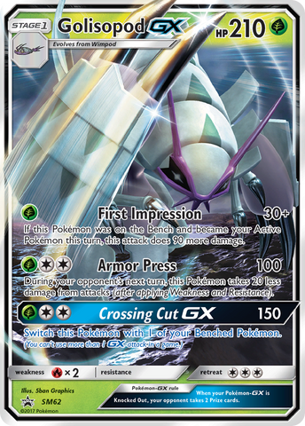 Golisopod GX (SM62) [Sun &amp; Moon: Black Star Promos] 