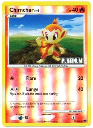 Chimchar (56/100) [Burger King Specials: 2009 Collection] 