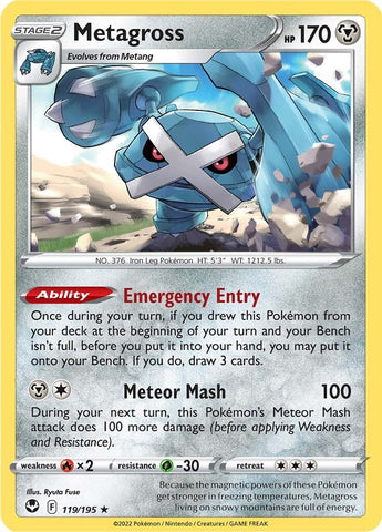 Metagross (119/195) [Sword &amp; Shield: Silver Tempest] 