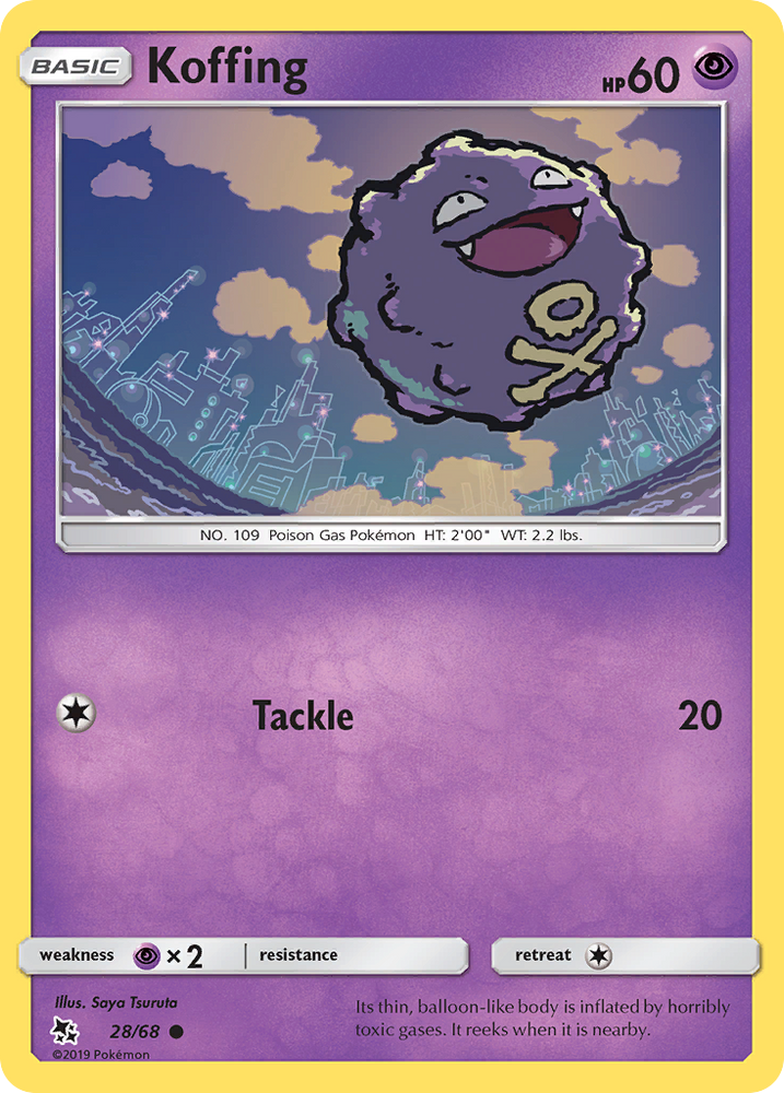 Koffing (28/68) [Sun &amp; Moon: Hidden Fates] 