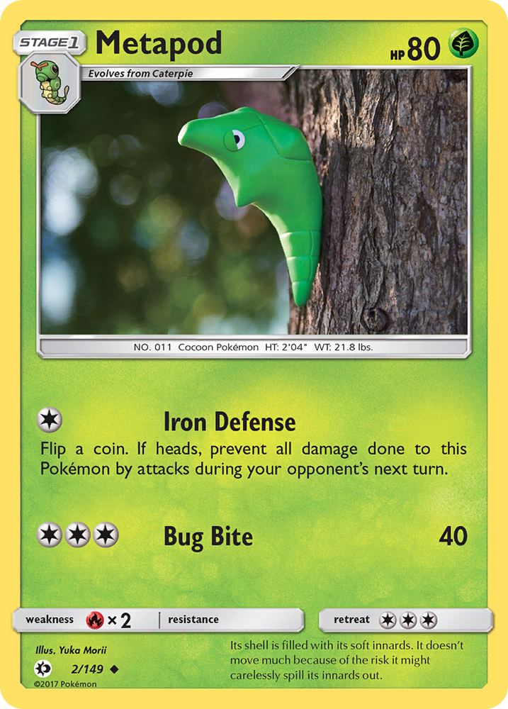 Metapod (2/149) [Sun &amp; Moon: Base Set] 