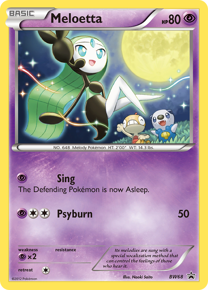 Meloetta (BW68) [Black &amp; White: Black Star Promos] 