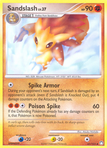 Sandslash (61/123) [Diamond &amp; Pearl: Mysterious Treasures] 