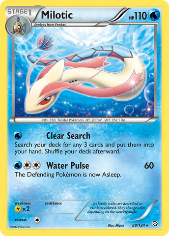 Milotic (28/124) (Theme Deck Exclusive) [Black &amp; White: Dragons Exalted] 