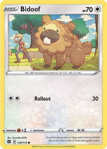 Bidoof (120/172) [Sword &amp; Shield: Brilliant Stars] 