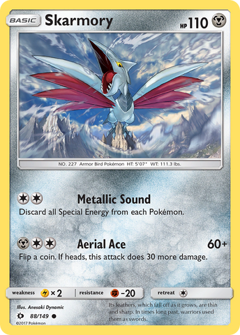 Skarmory (88/149) [Sun &amp; Moon: Base Set] 