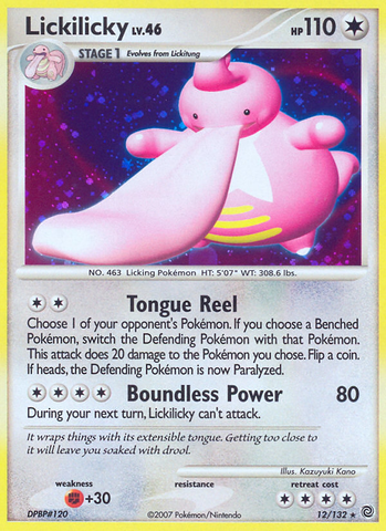 Lickilicky (12/132) [Diamond &amp; Pearl: Secret Wonders] 
