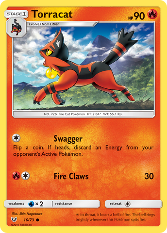 Torracat (16/73) [Sun &amp; Moon: Shining Legends] 