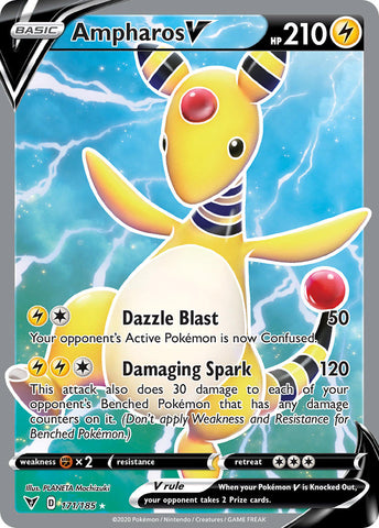 Ampharos V (171/185) [Sword &amp; Shield: Vivid Voltage] 