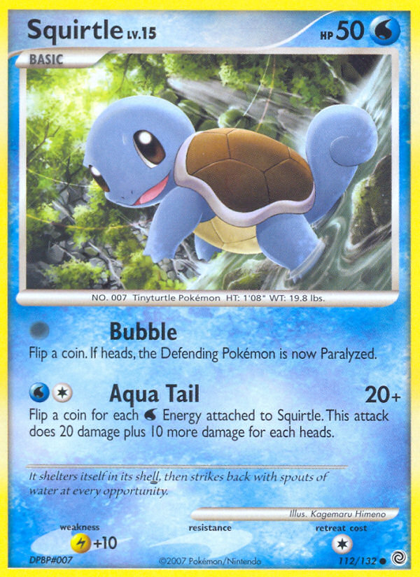 Squirtle (112/132) [Diamond &amp; Pearl: Secret Wonders] 