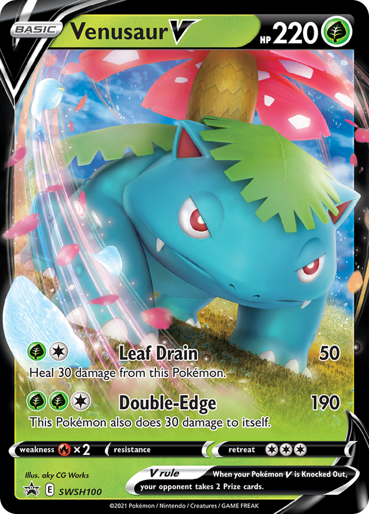 Venusaur V (SWSH100) [Sword &amp; Shield: Black Star Promos] 