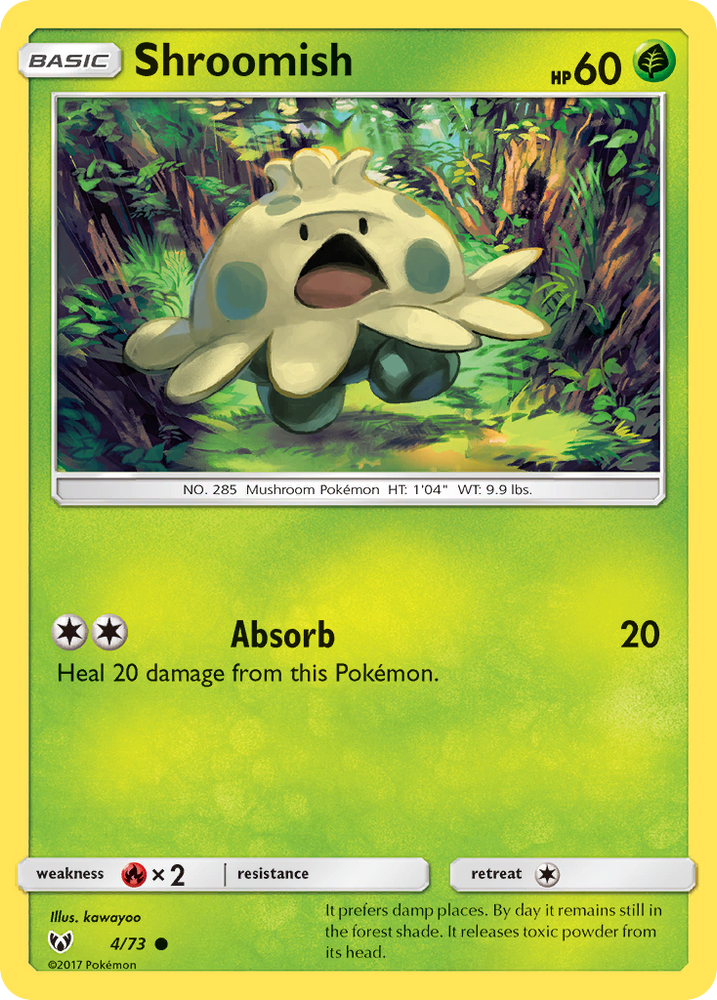 Shroomish (4/73) [Sun &amp; Moon: Shining Legends] 