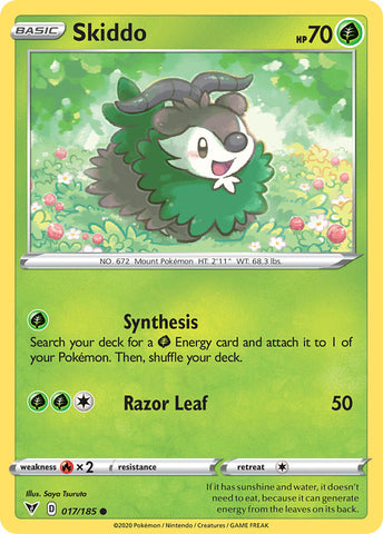 Skiddo (017/185) [Sword &amp; Shield: Vivid Voltage] 