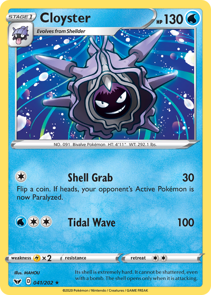 Cloyster (041/202) [Sword &amp; Shield: Base Set] 