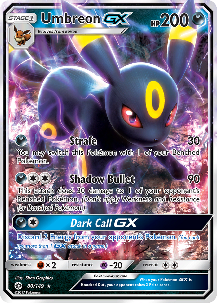 Umbreon GX (80/149) [Sun &amp; Moon: Base Set] 