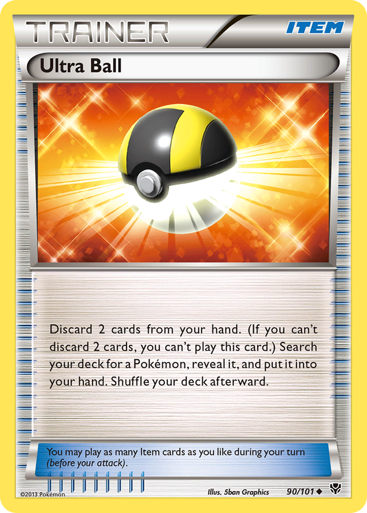 Ultra Ball (90/101) [Black &amp; White: Plasma Blast] 