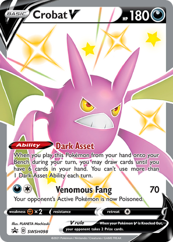 Crobat V (SWSH098) [Sword &amp; Shield: Black Star Promos] 