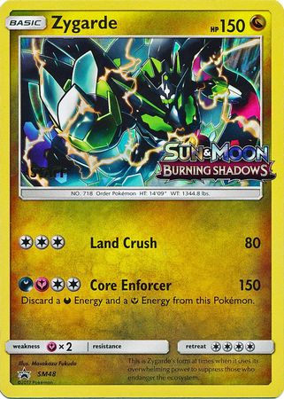 Zygarde (SM48) (Staff Prerelease Promo) [Sun &amp; Moon: Black Star Promos] 